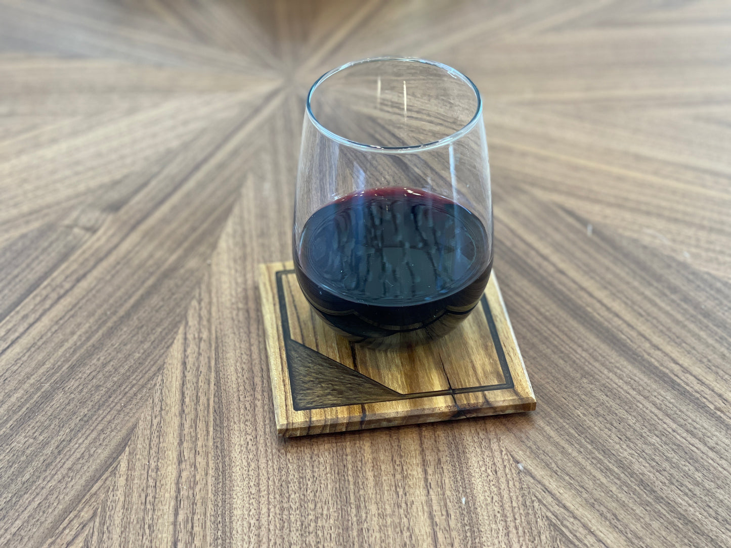 Teak Coasters - 4 set